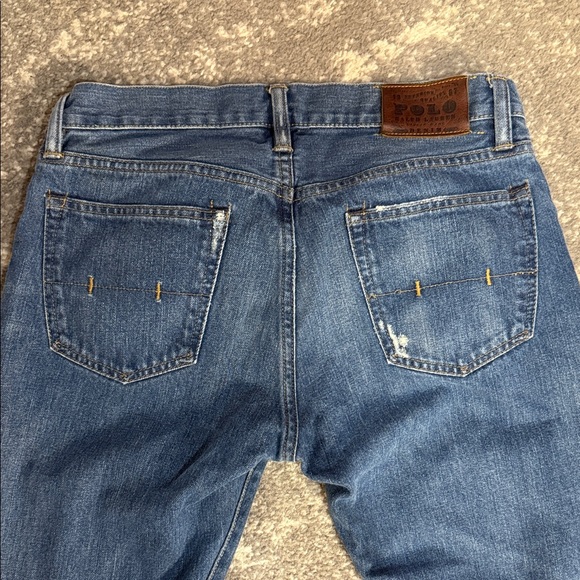 Polo by Ralph Lauren Men's Classic Indigo Straight Jeans - Picture 3 of 4